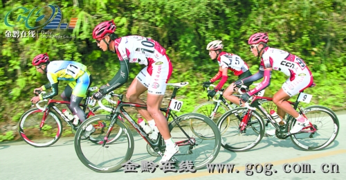 铜仁举行2012年“环梵”公路全国自行车赛