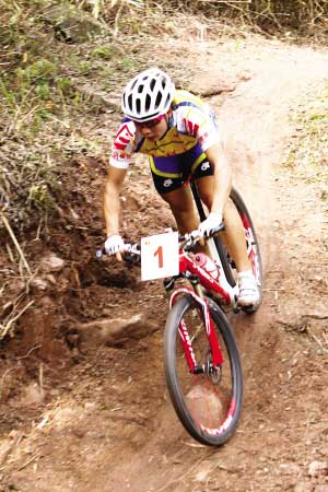 史庆兰在比赛中 供图