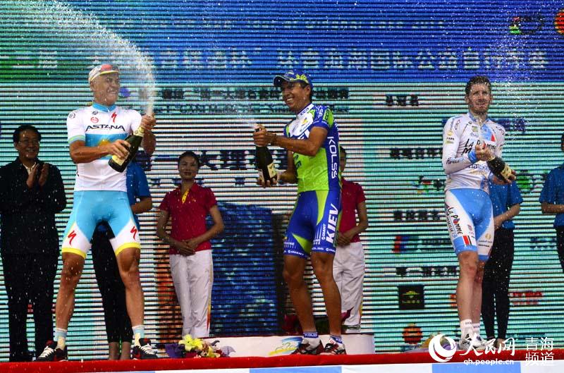 乌克兰选手波利佛大获得环湖赛西宁赛段冠军